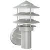 VidaXL Outdoor Wall Light Silver Stainless Steel, Outdoor Wall Lighting, Garden Wall Lamp, Wall Sconce 4006228