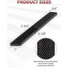 Amazicha Black Reflectors Hard Saddle Bag Latch Cover Reflectors Compatible for Harley Touring Street Glide Electra Glide Road Glide Road King