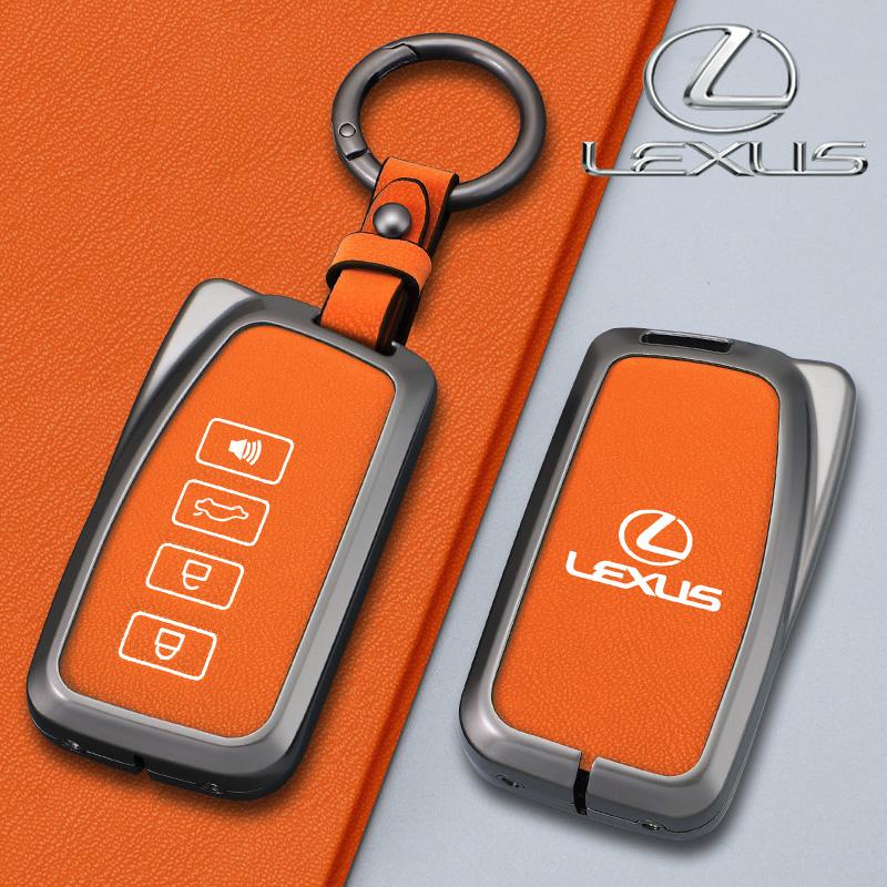 Leather Car Remote Key Case Cover for Lexus Nx200 Nx300h Rx 350 450h Es350 Gs Is Ls Gs Rc F 2014 2015 2016 4 Buttons Accessories