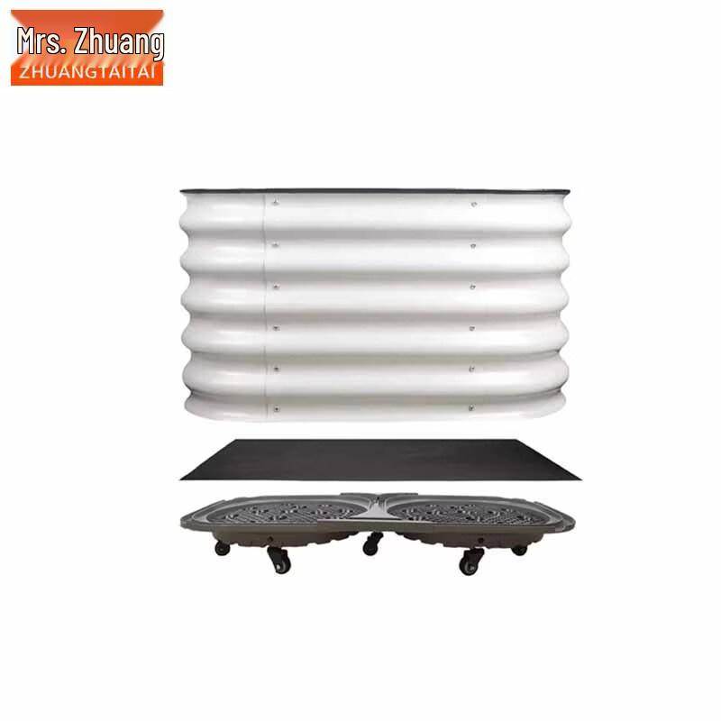 Zhuang Taitai Mobile Gardening Box with Reservoir Tray and Geotextile