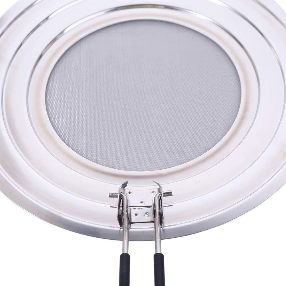 Foldable Handle Oil Splash Screen Stainless Steel Oil Filter Net Pot Cover Oil Proof Lid Pan