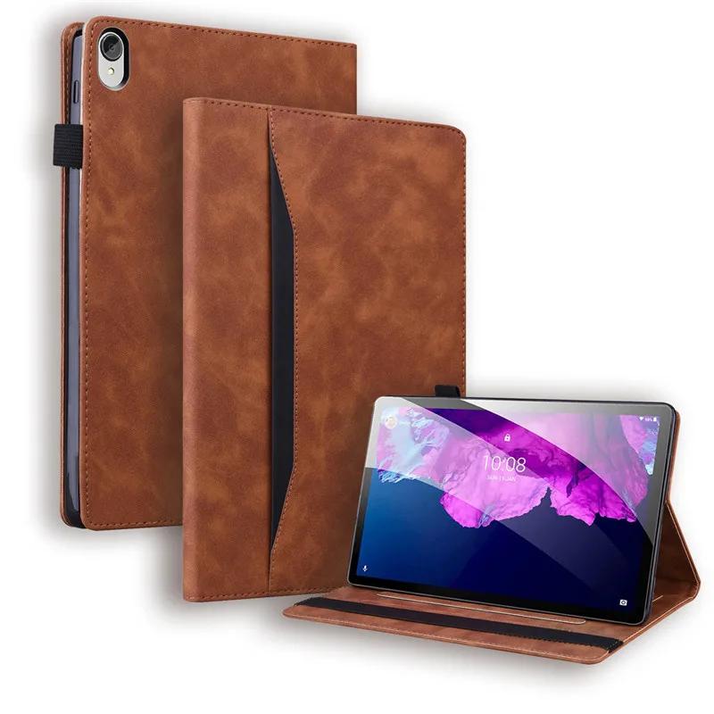 Для чехла Lenovo P11 Роскошный кожаный чехол-книжка для Funda Lenovo Tab P11 TB-J606F L Чехол для планшета Lenovo Xiaoxin Pad P11 Plus