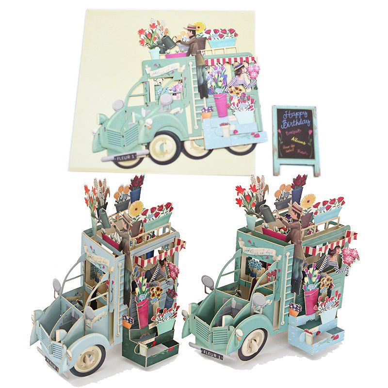 Mothers Beautiful 3d Day Card Mum Special Unique Gift Present Birthday Flowers