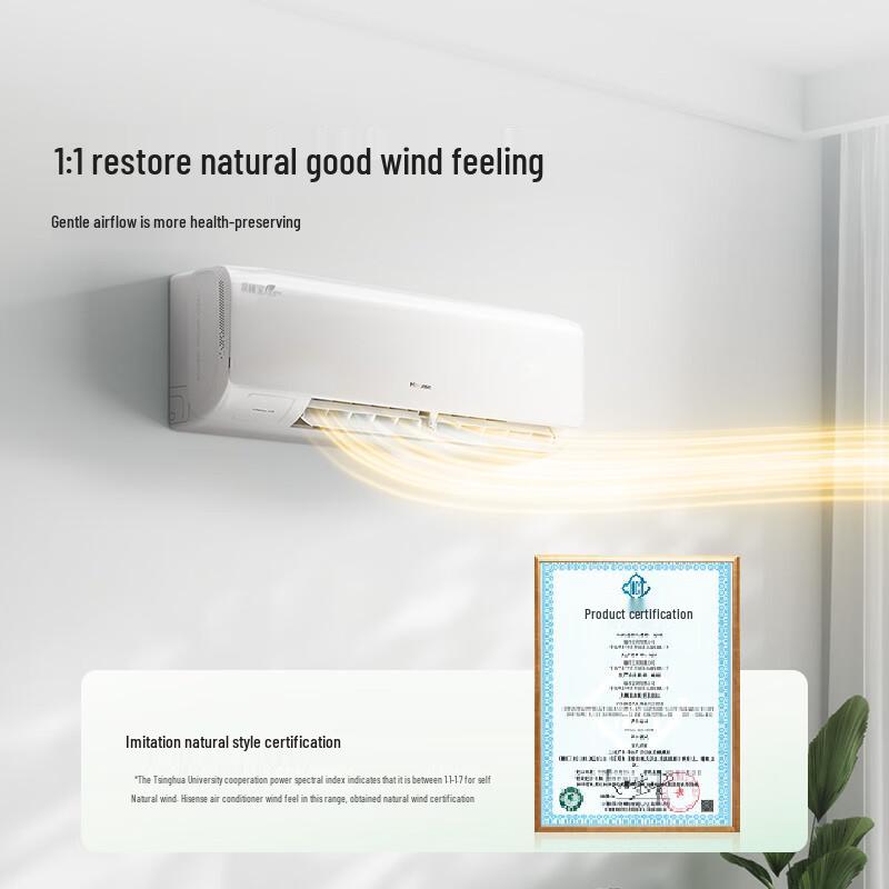 Hisense Deep Sleep Fresh Air 1.5HP Inverter Air Conditioner CN plug (adapter included)