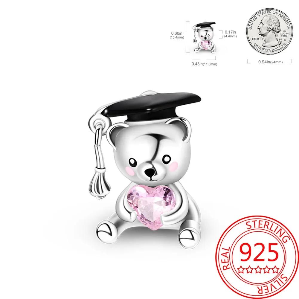 Exquisite Copper Little Monkey Embracing Red Heart Pendant Fit Bracelet Necklaces Party Pairing With Handmade Gifts