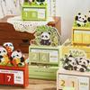 Adorable Panda Wooden Perpetual Desk Calendar – Student Reward or Travel Souvenir Gift