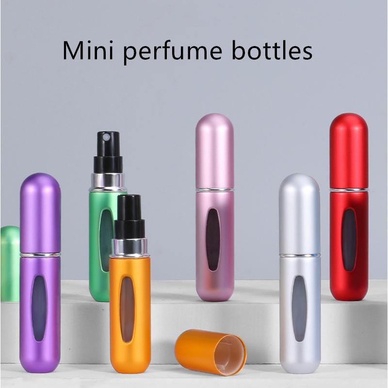 5 мл флакон-спрей для духов, дорожный наполненный тип, портативный распылитель для духов, пустой косметический флакон для духов