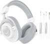 FIFINE Monitor Headphones DJ Headphones Headphones Wired Cable Sealed Headphones Over Ear Compatible with Player Music White H8W 3.5mm 6.35mm