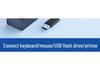 Высокоскоростной многопортовый USB 3.0 концентратор с вертикальным расширением для ноутбуков и настольных компьютеров.