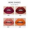 VIBELY Matte Non-Stick Lipstick Single Small Fine Lipstick Pink