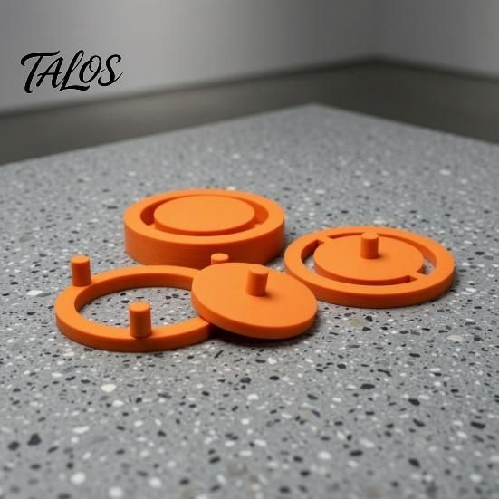 Professional Clay Trimmer 1 Set Pottery Foot Ring Tools, Base Maker, Aligned 3D Printed Tool Template, Even Press for Bowls And Mugs, Studios,