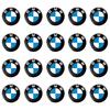 For BMW M E46 E90 E60 11mm Car Remote Key Fob Emblem Badge Radio button Sticker For BMW F10 E90 F20 E46 E60 E70 E39 E36 E87 X7 E92 E91 E28 X3 G11 X5 6