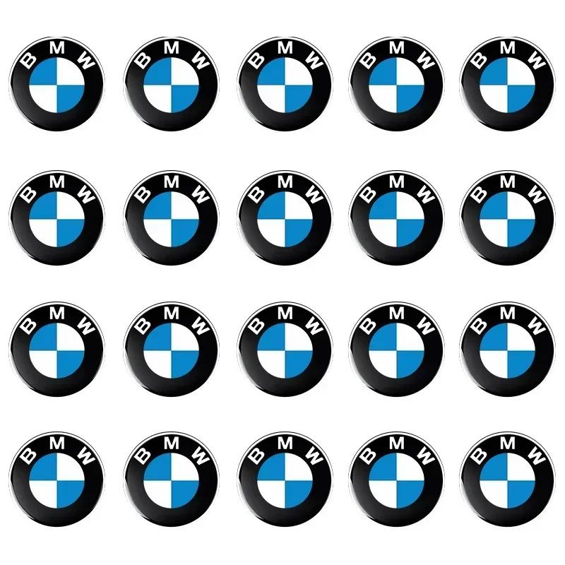 For BMW M E46 E90 E60 11mm Car Remote Key Fob Emblem Badge Radio button Sticker For BMW F10 E90 F20 E46 E60 E70 E39 E36 E87 X7 E92 E91 E28 X3 G11 X5 6