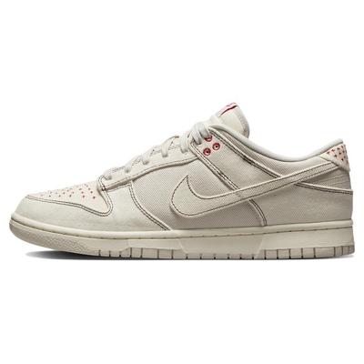 Dunk Low SE Sashiko - Кроссовки унисекс светло-коричневого цвета Orewood Cream University-Red Pale-Ivory DV0834-100