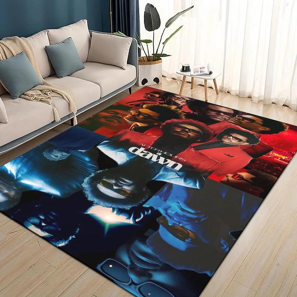 3D THE WEEKND, XO Альтернативный R&B Абель Тесфайе Ковер для Гостиной Спальни Дома Декорация Дивана, Детский Нескользящий Напольный Коврик