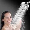 Chrome Rainfall Shower Head 9-in-1 Functions High Pressure Water Saving Easy Installation Modern Design 3-Year Warranty Bathroom