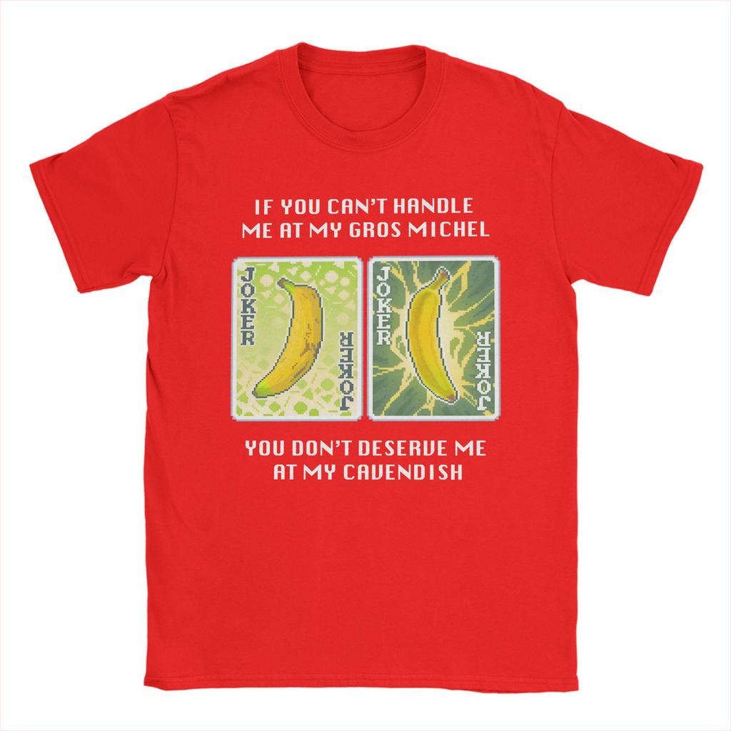 Balatro Gros Michel and Cavendish Babana Joker Gamer T-Shirt Summer T Shirts Pure Cotton Tshirt For Men's Short-Sleeve Tops