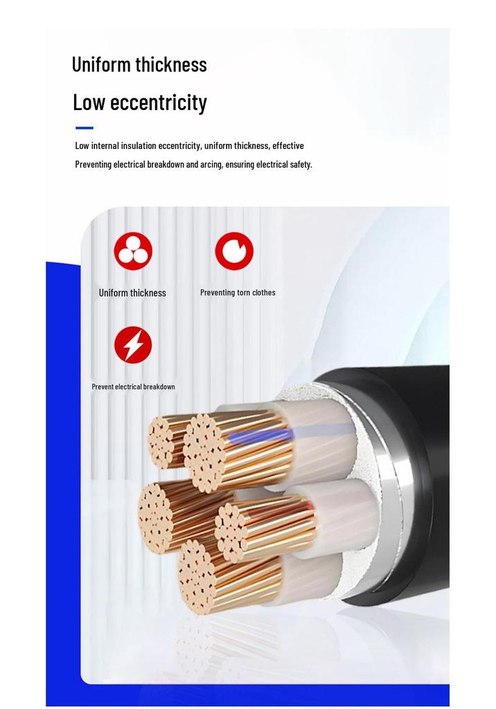 YJV22 Steel Armored Cable: 4 Cores (3+2/4+1) for Residential & Industrial Outdoor Use