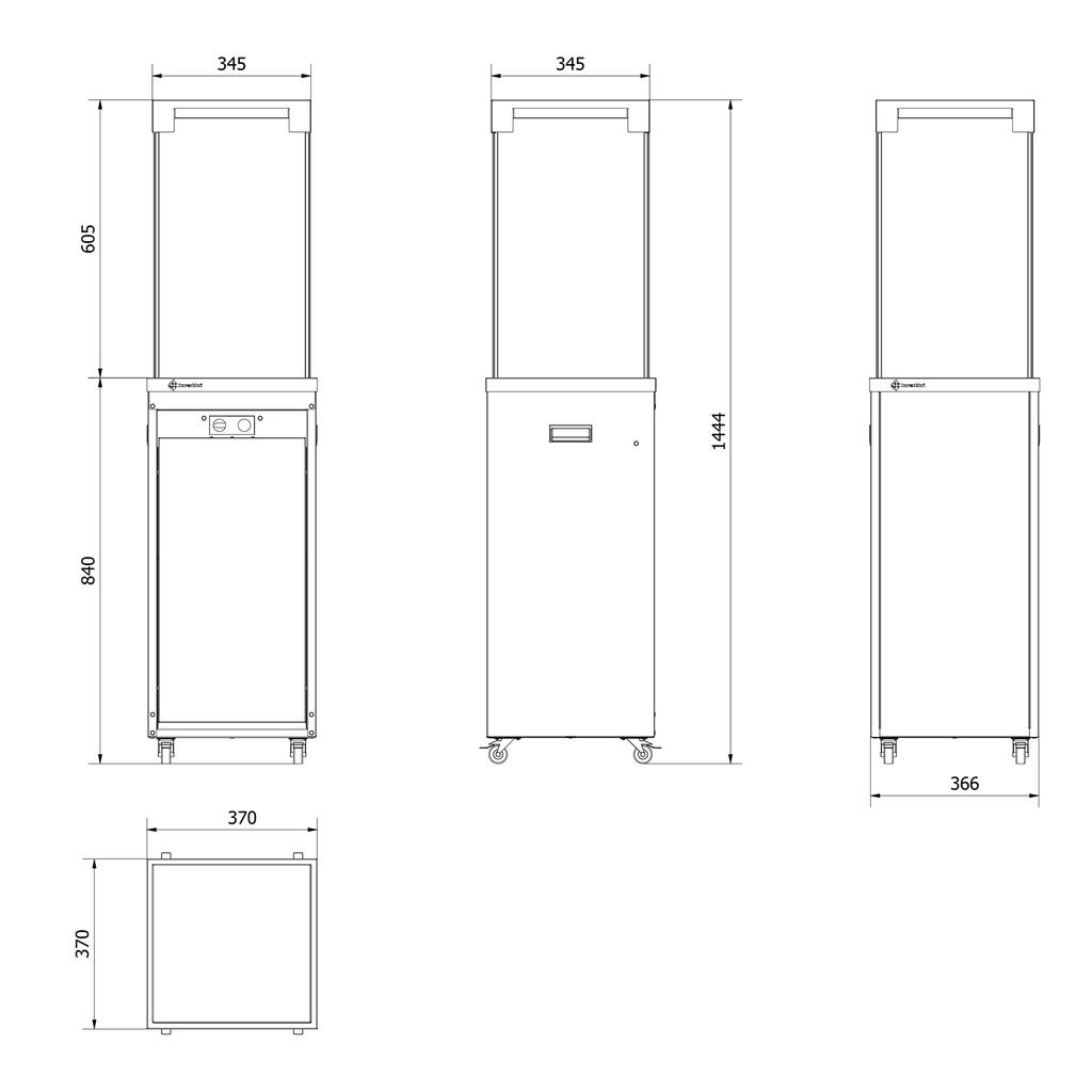 Газовый обогреватель PATIO LIGHT bбелый