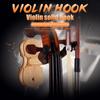 Wooden Violin Hanging Hook with Bow Hook/Screws Wall Mount Violin Holder Wood Base for Home/Studio String Instrument Accessories