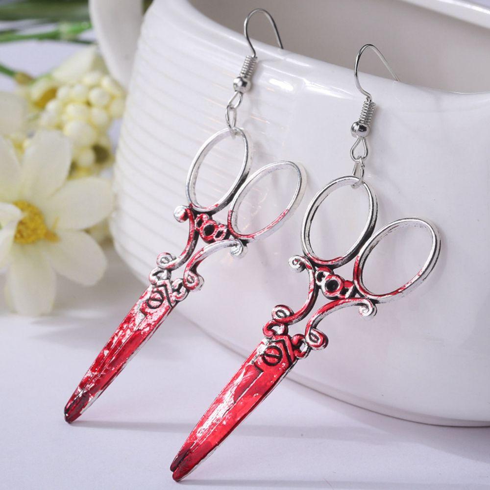 Sharp Knife Korean Style Dangle Earrings Women Halloween Earrings Party Jewelry Men Stud Earrings