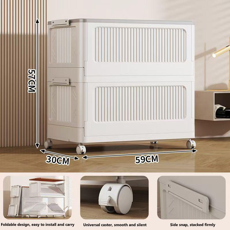 Home Use Large Capacity Children's Clothing Toy Organizer Box Foldable Storage Box with Flip Cover for Clothes And Blankets