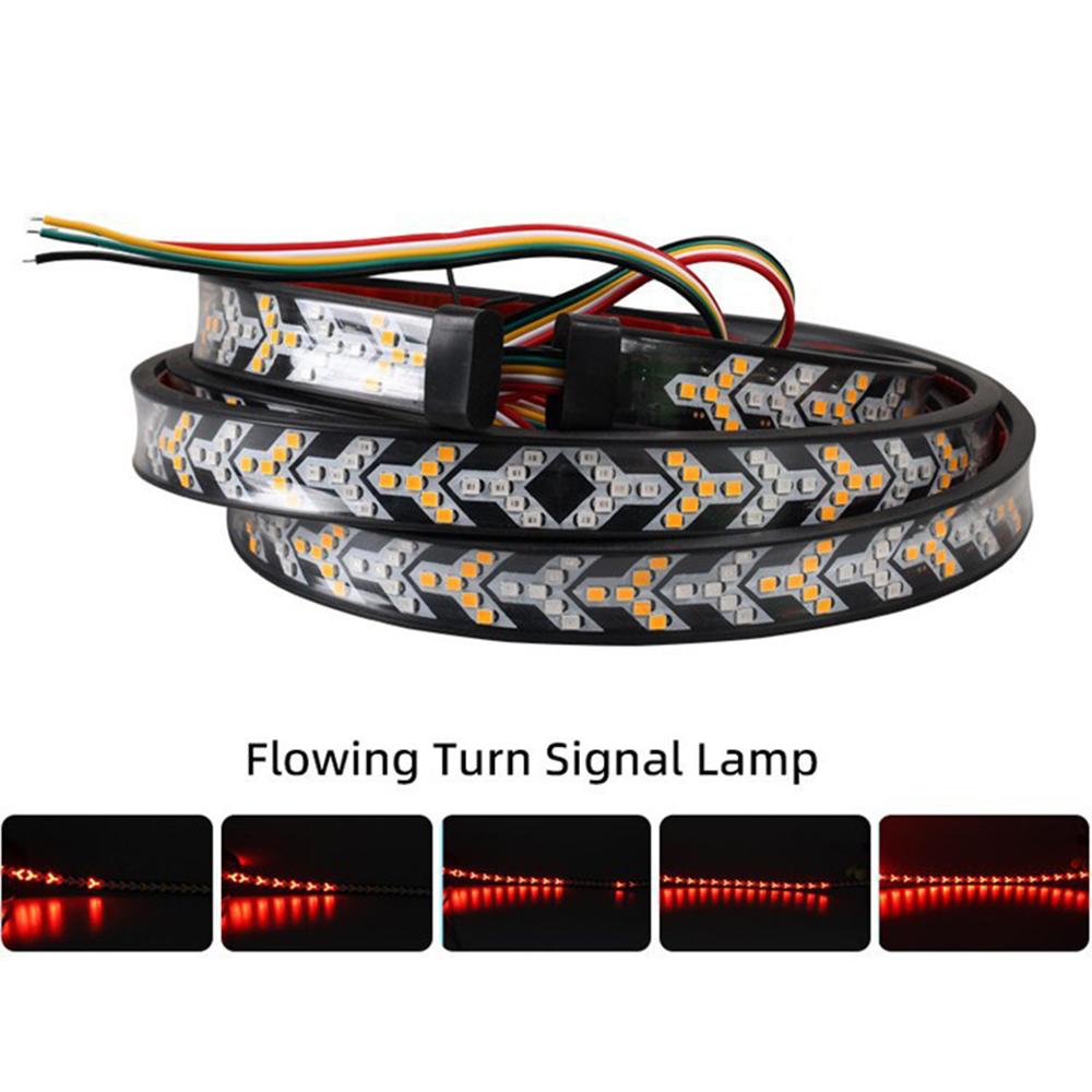 1.2m Flexible LED Tailgate Light Bar Turn Signal Brake Light Strip for 12V 24V Truck SUV