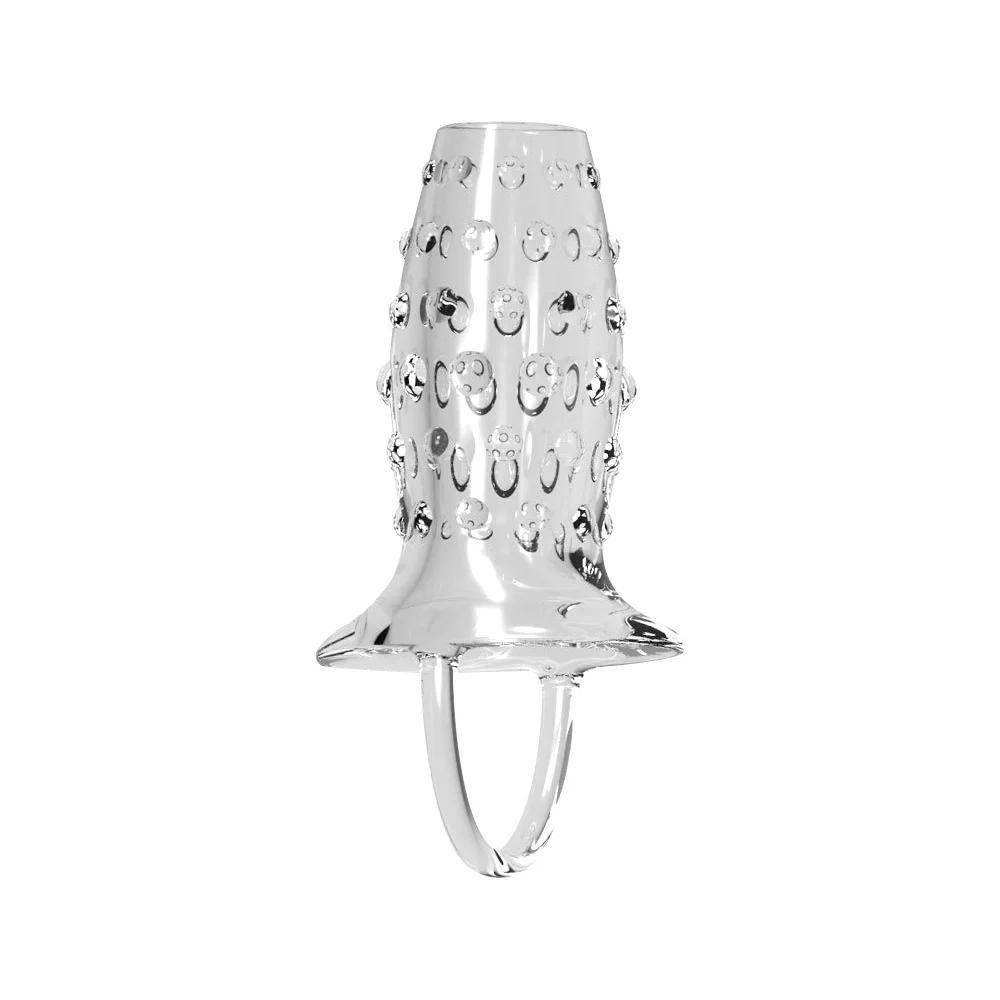 Enlargement Penis Sleeve For Delay Ejaculation Sex Toys For Men Realistic Dildo Cock Ring Penis Erection Reusable Condom