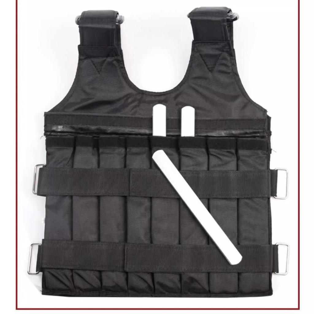 Adjustable Weighted Vest 1-20kg, Invisible Oxford Cloth with Steel Plates for Fitness Training