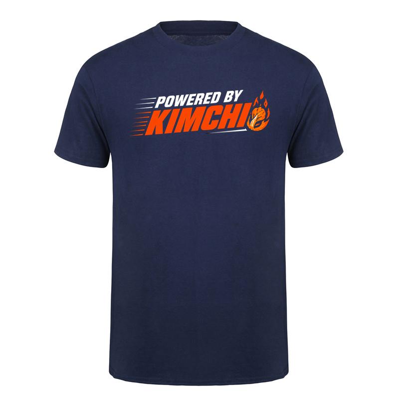 Powered By Kimchi T Shirt Unisex Korean Food Lover Graphic Tee Funny Korea Culture Shirt Spicy Food Casual Short Sleeve Top Da115