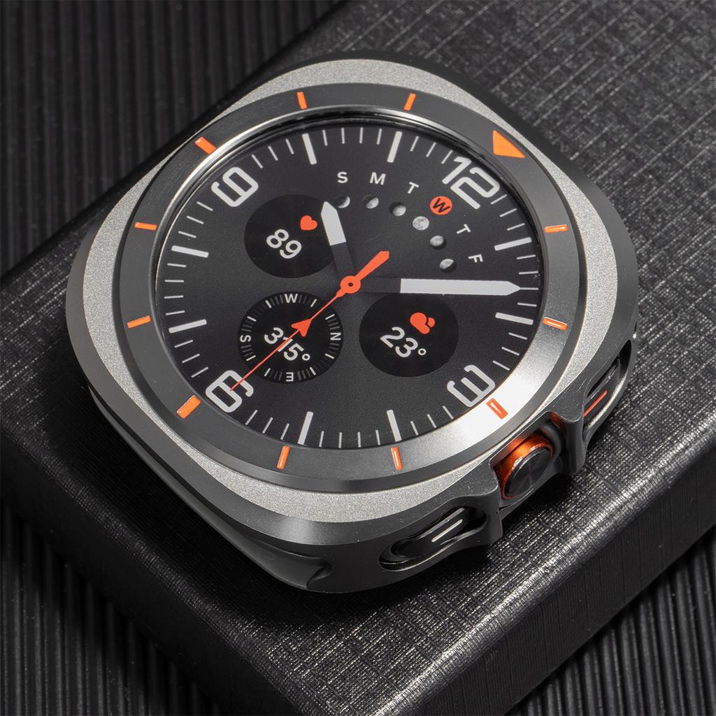 Защитный чехол из металлического сплава для Samsung Galaxy Watch Ultra 2025 47 мм Чехол для SAMSUNG ULTRA 7 47 мм Защитная пленка для экрана Аксессуары