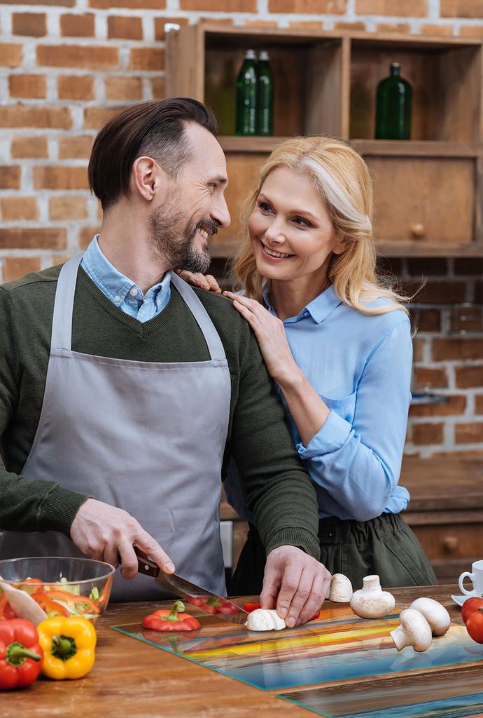 SZKLANA PŁYTA OCHRONNA NA KUCHENKĘ 70x52 MORZE