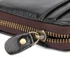 Jiameida Fashion Натуральная кожа RFID Защита от кражи Мультикарточный кошелек для монет