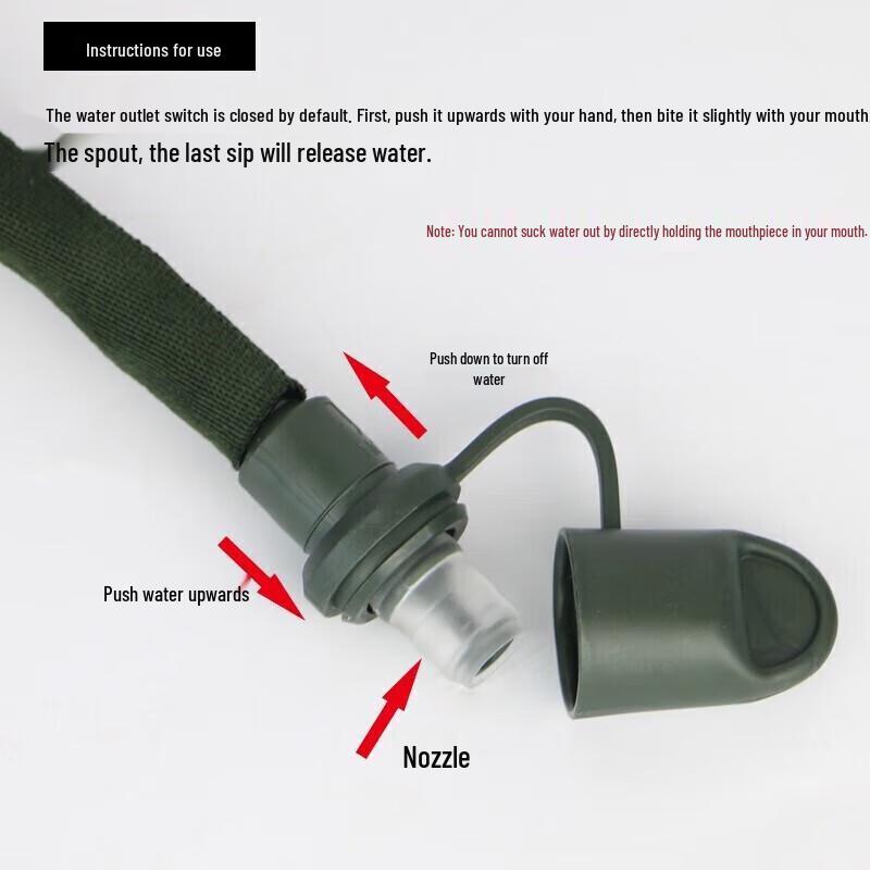 Рюкзак-гидратор для активного отдыха с резервуаром для воды на 3 л