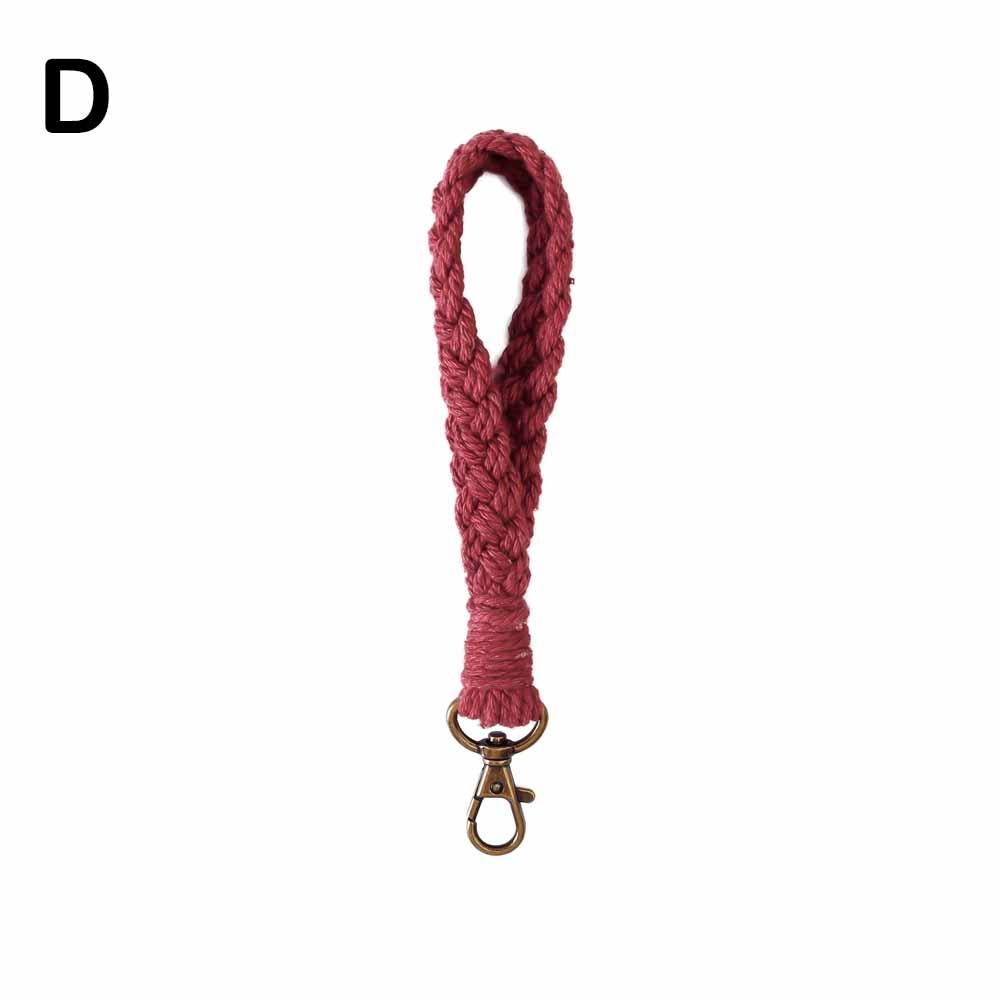 Macrame Keychain Wrist Lanyard Key Chain Boho Wristlet Lanyards for Women Key Lanyard Keyring Bracelet Keychian Women Gifts
