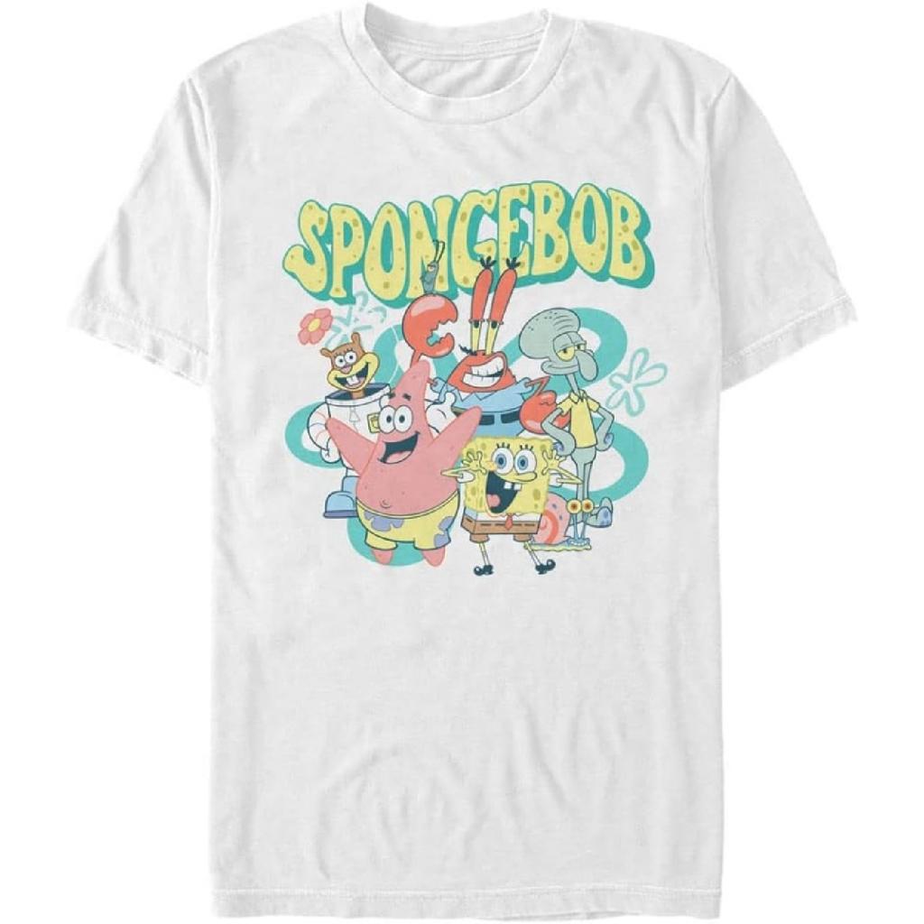 Мужская футболка Nickelodeon Губка Боб Квадратные Штаны Группа