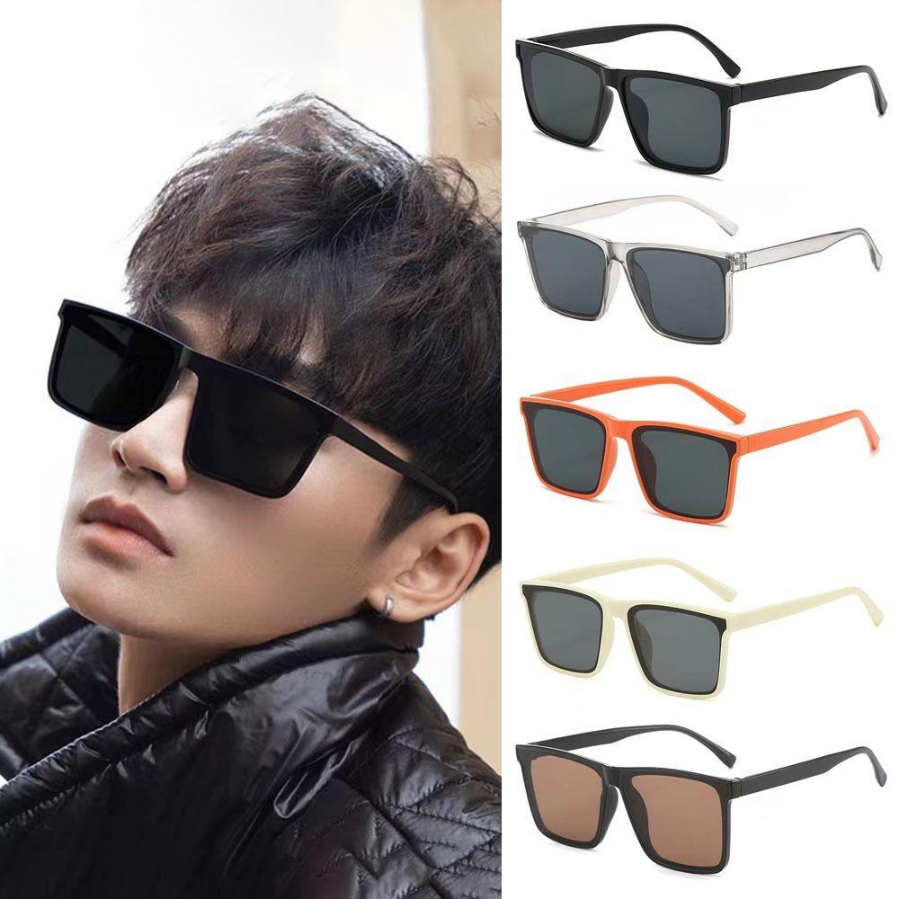Sun-Protective Driving Glasses Simple Black Shades Glasses Eyewear for women man