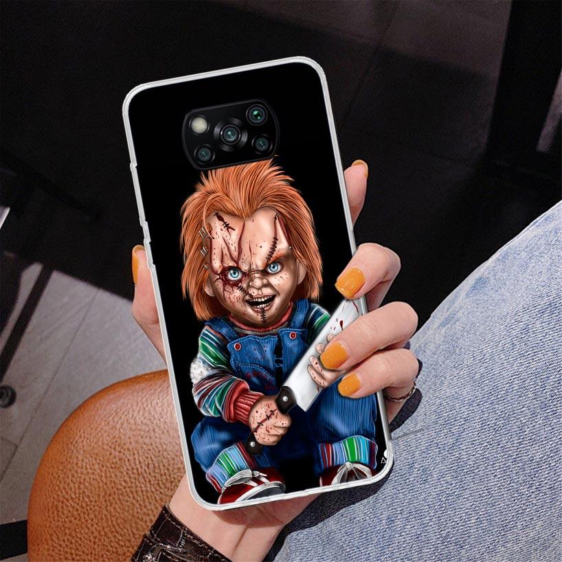 Chucky Child's Play Phone Case For Xiaomi Poco X7 X6 X5 Pro F7 Ultra Redmi 15C 15 13C 13 12C 12 10 10A 10C 9 9A 9C 9T Cover Poco