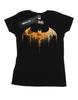 Женская/дамская футболка Batman Arkham Knight Halloween Moon Logo Fill Cotton