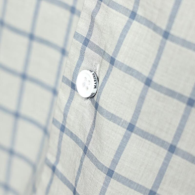 MARINA YACHTING Men's Slim Fit Washed Long Sleeve Shirt YW25WH021M