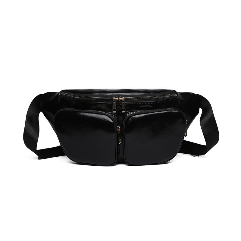 Женская поясная сумка, нагрудная сумка, сумка через плечо из мягкой кожи