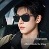 CAPONI Солнцезащитные очки для вождения из углеродного волокна, поляризационные, фотохромные