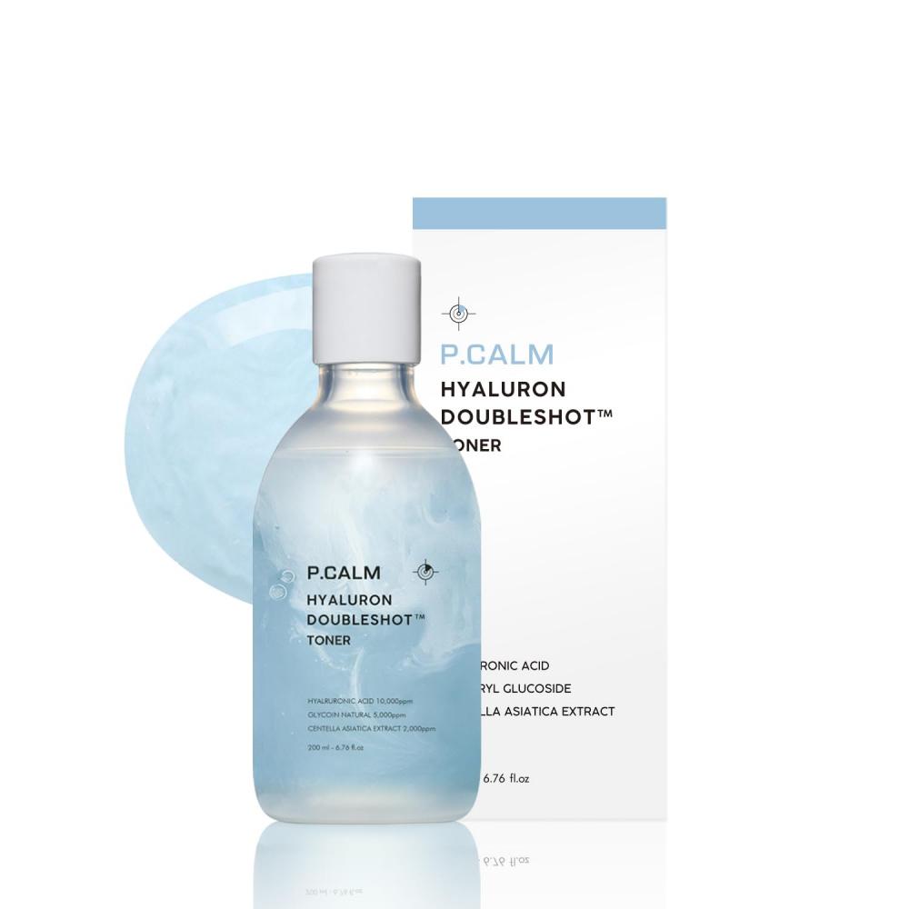 P.Calm Hyaluron Doubleshot Toner 200 мл Увлажняющий