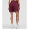 Lululemon Scuba Mid Rise Oversized Short 7  Garnet