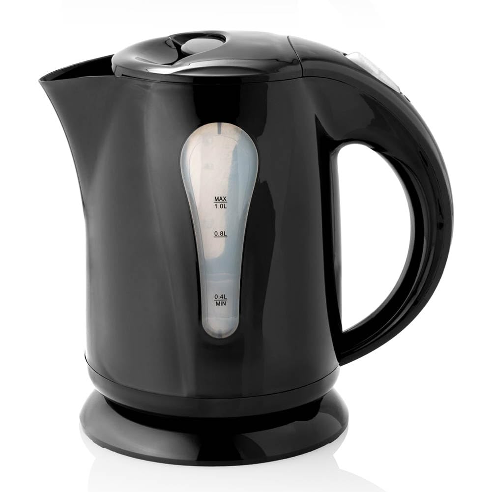 Electric Kettle NEW 1L Boils in 3 Minutes Open Automatic Power Off Protection Simple Design Large Water Level Indicator Pilot Lamp Cord Power Base