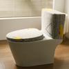2Piece Set Stretch Toilet Lid Cover and Toilet Tank Lid Cover Soft Overcoat Toilet Case Washable Universal Cushion Home Hotel