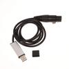 Кабель-адаптер интерфейса USB-DMX для сценического дискотечного света с движущейся головой, кабель для преобразования сигнала контроллера ПК