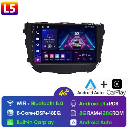 Для Suzuki Vitara Brezza 2016 - 2019 Автомобильный Радио Мультимедиа Видео Плеер Навигация Android 13 2din 2 din DVD carplay Android auto