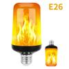 B22 E27 Светодиодная лампа с мерцающим пламенем, горящая лампа с эффектом огня, имитация лампы, световой декор
