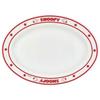 Marimo Craft SNOOPY Серия Diner Овальная тарелка Красная Ш230 x В30 x Г170 мм Прибл.. SPER-026